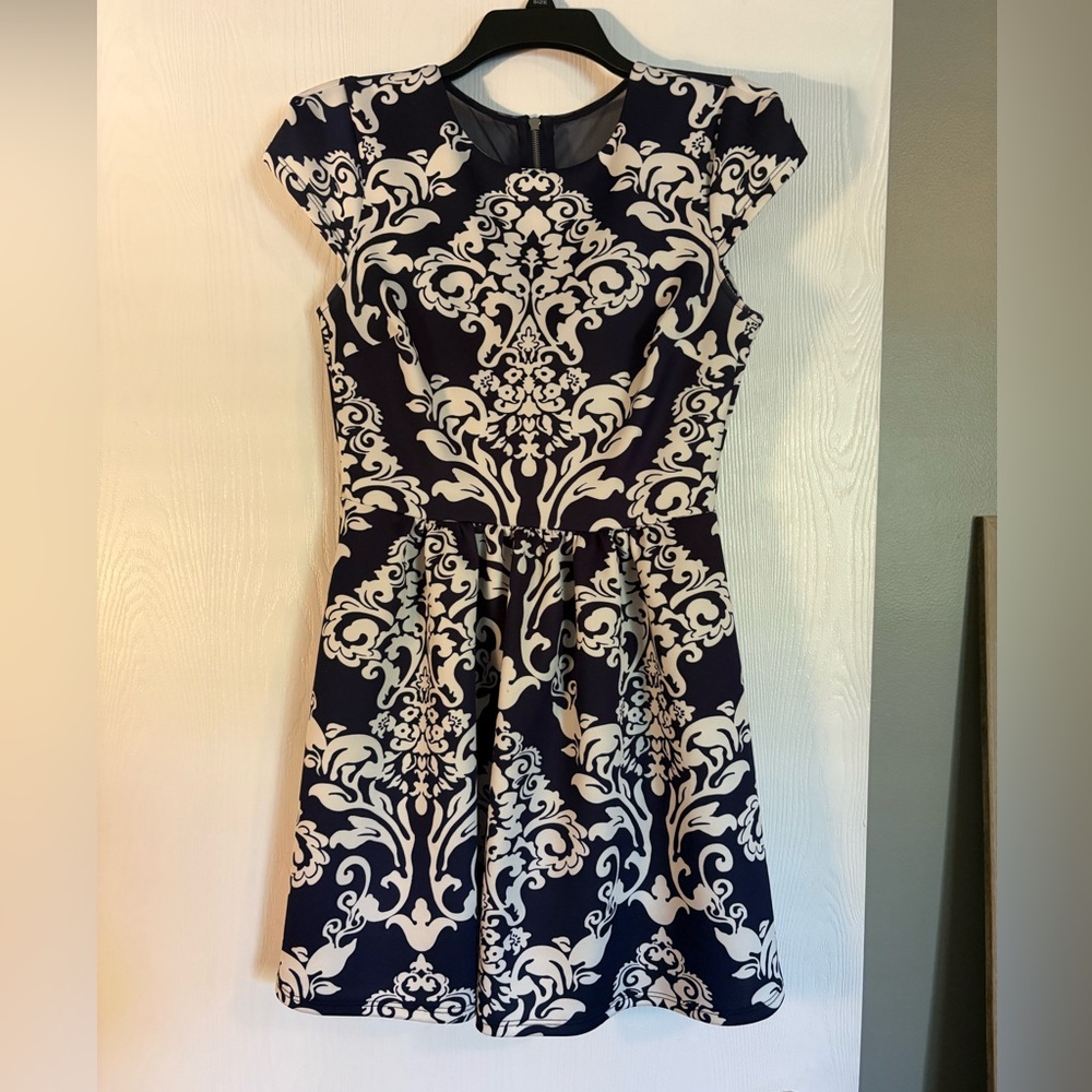 B Darlin Navy Lace Dress